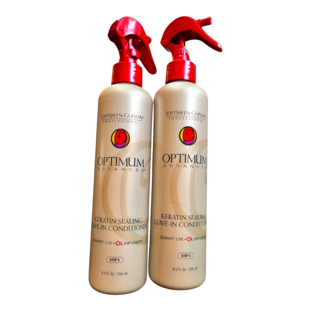 2 SoftSheen Optimum Advanced 8.5 Fl Oz Keratin Sealing Leave-In Conditioner